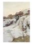 Haug Falls, 1881 (Oil On Panel) by Fritz Thaulow Limited Edition Print