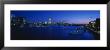 Buildings Lit Up At Dusk, Charles River, Boston, Massachusetts, Usa by Panoramic Images Limited Edition Print
