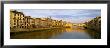 Bridge Across Ponte Vecchio, Arno River, Florence, Tuscany, Italy by Panoramic Images Limited Edition Print