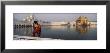 Senior Man Coming Out Of A Pond, Golden Temple, Amritsar, Punjab, India by Panoramic Images Limited Edition Pricing Art Print