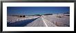 Haystacks In A Snow Covered Landscape, Avon, Montana, Usa by Panoramic Images Limited Edition Print
