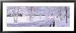 Snow Covered Road, Michigan, Usa by Panoramic Images Limited Edition Print