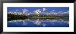 Reflection Of Mountain In Water, Mt. Moran, Grand Teton National Park, Wyoming, Usa by Panoramic Images Limited Edition Pricing Art Print
