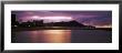 Silhouette Of Buildings On The Beach, Diamond Head, Waikiki Beach, Oahu, Hawaii, Usa by Panoramic Images Limited Edition Print