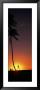 Silhouette Of A Woman Running On The Beach, Magic Island, Hawaii, Usa by Panoramic Images Limited Edition Pricing Art Print
