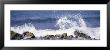 Puerto Rico, Vieques, Water Splashing With Rocks On The Beach by Panoramic Images Limited Edition Pricing Art Print