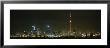Buildings Lit Up At Night, Sky Tower, Auckland, New Zealand by Panoramic Images Limited Edition Print
