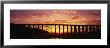 Silhouette Of A Railway Bridge, Pudding Creek Bridge, Fort Bragg, California, Usa by Panoramic Images Limited Edition Pricing Art Print