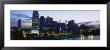 Buildings Lit Up At Dusk, Nashville, Tennessee, Usa by Panoramic Images Limited Edition Print