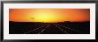 Sunset, Railroad Tracks, Daggett, California, Usa by Panoramic Images Limited Edition Print