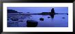 Silhouette Of Rocks On The Beach, Black Nab, Whitby, England, United Kingdom by Panoramic Images Limited Edition Print