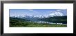 Panoramic View Of Mountains Around A Lake, Wonder Lake, Mount Mckinley, Alaska, Usa by Panoramic Images Limited Edition Print