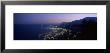 High Angle View Of A Harbor At Dusk, Menton, French Riviera, France by Panoramic Images Limited Edition Print