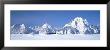 View Of Snow Covered Mountain Peaks, Grand Teton National Park, Wyoming, Usa by Panoramic Images Limited Edition Print
