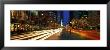 Blurred Motion, Cars, Michigan Avenue, Christmas Lights, Chicago, Illinois, Usa by Panoramic Images Limited Edition Print
