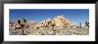 Rock Formation In A Arid Landscape, Joshua Tree National Monument, California, Usa by Panoramic Images Limited Edition Pricing Art Print