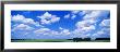 Cumulus Clouds With Landscape, Blue Sky, Germany, Usa by Panoramic Images Limited Edition Print