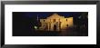 Building Lit Up At Night, Alamo, San Antonio Missions National Historical Park, San Antonio, Texas by Panoramic Images Limited Edition Print