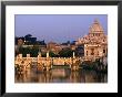 Ponte St. Angelo And St. Peter's Basilica, Rome, Italy by Philip & Karen Smith Limited Edition Print