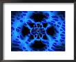 Abstract Blue Fractal Pattern by Albert Klein Limited Edition Print