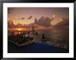 Sunset And Jet Skis, Cancun, Mexico by Walter Bibikow Limited Edition Pricing Art Print