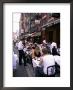 People Sitting At An Outdoor Restaurant, Little Italy, Manhattan, New York State by Yadid Levy Limited Edition Print