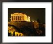 Acropolis At Night Seen From Filopappou Hill, Athens, Attica, Greece by Anders Blomqvist Limited Edition Print