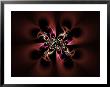 Abstract Fractal Design On Dark Background by Albert Klein Limited Edition Print