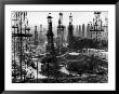 Forest Of Wells, Rigs And Derricks Crowd The Signal Hill Oil Fields by Andreas Feininger Limited Edition Print