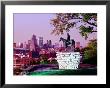 Scout Sculpture Overlooking City Buildings, Penn Valley Park, Kansas City, Usa by Richard Cummins Limited Edition Print