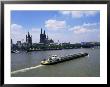 River Rhine And Cologne (Koln), North Rhine-Westphalia, Germany by Hans Peter Merten Limited Edition Print