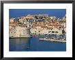 Aerial View Of Harbour And Old City, Dubrovnik, Unesco World Heritage Site, Croatia by Ken Gillham Limited Edition Print