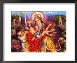 Image Of Durga On Her Tiger, India by Paul Beinssen Limited Edition Print