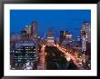 Downtown And Gateway Arch At Night, St. Louis, Missouri, Usa by Walter Bibikow Limited Edition Print