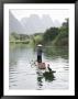 Fisherman With Cormorants, Yangshuo, Li River, Guangxi Province, China by Angelo Cavalli Limited Edition Pricing Art Print