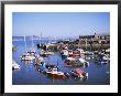 Boats In Harbour, Lyme Regis, Dorset, England, United Kingdom by J Lightfoot Limited Edition Print