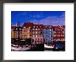 The Colourful Houses And Restaurants Of Nyhavn, Copenhagen, Denmark by Izzet Keribar Limited Edition Print