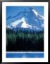 Rafting On Frog Lake, Mt. Hood In Background, Oregon, Usa by Janis Miglavs Limited Edition Print