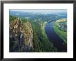 Aerial View, Sachsische Schweiz National Park, Germany by Norbert Rosing Limited Edition Print