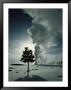 Old Faithful Geyser Erupting In Winter by Raymond Gehman Limited Edition Pricing Art Print