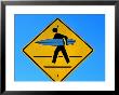 Surfer Warning Sign, Kauai, Hawaii by Holger Leue Limited Edition Print