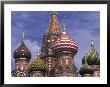 Onions Of St. Basil's Cathedral, Red Square, Moscow, Russia by Bill Bachmann Limited Edition Print