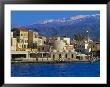 Hania Seafront And Levka Ori In The Background, Hania, Island Of Crete, Mediterranean by Marco Simoni Limited Edition Pricing Art Print