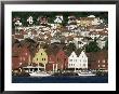 Hanseatic Period Wooden Buildings, Bryggen (Bergen), Norway, Scandinavia by Gavin Hellier Limited Edition Print