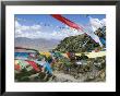 Prayer Flags, Ganden Monastery, Near Lhasa, Tibet, China by Ethel Davies Limited Edition Print