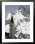 Church Tower And Ballunspitz Peak Seen From Galtur Region Of Austria by Gordon Wiltsie Limited Edition Print