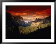 Scenic View Of A Sunset At Yosemite National Park by Paul Nicklen Limited Edition Print