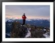 Ski Patrol Admires The Mountains At Dawn by Taylor S. Kennedy Limited Edition Print