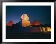A Night View Of The Great Sphinx And The Pyramids Of Giza by Richard Nowitz Limited Edition Print