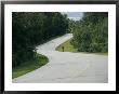 A Cyclist On A Scenic Drive In Gatineau Park by Michael S. Lewis Limited Edition Print